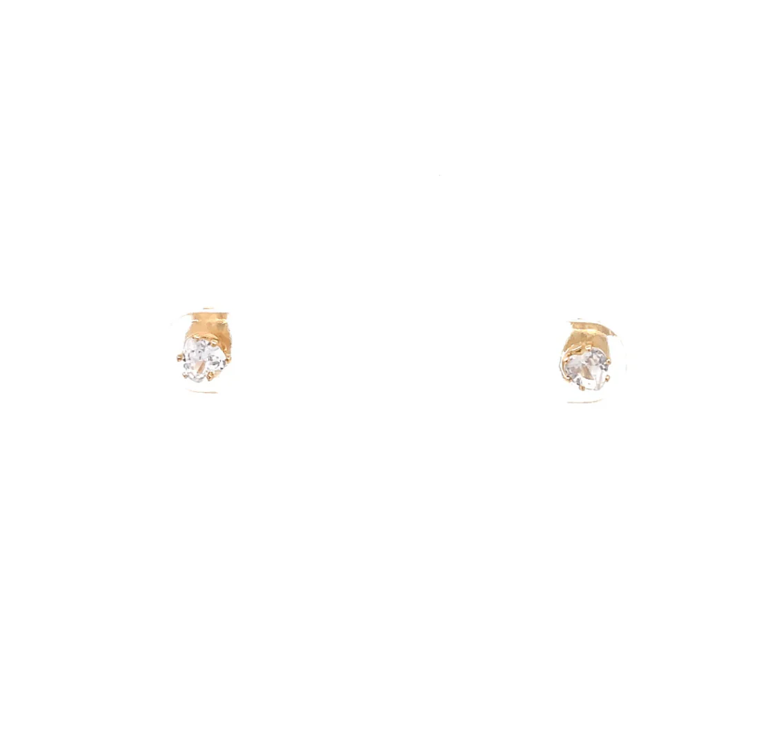 The One Jewelry Floor Cubic Zirconia Earrings - Heart