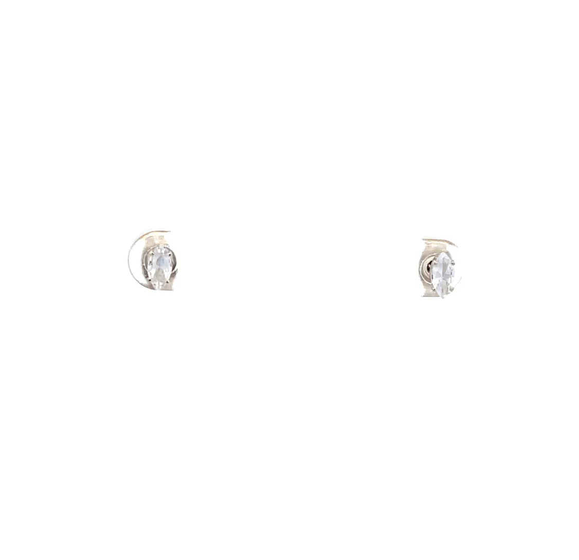 The One Jewelry Floor Cubic Zirconia Earrings - Marquise - Image 4