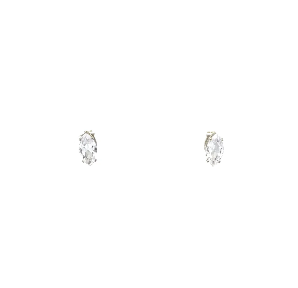 The One Jewelry Floor Cubic Zirconia Earrings - Marquise - Image 5