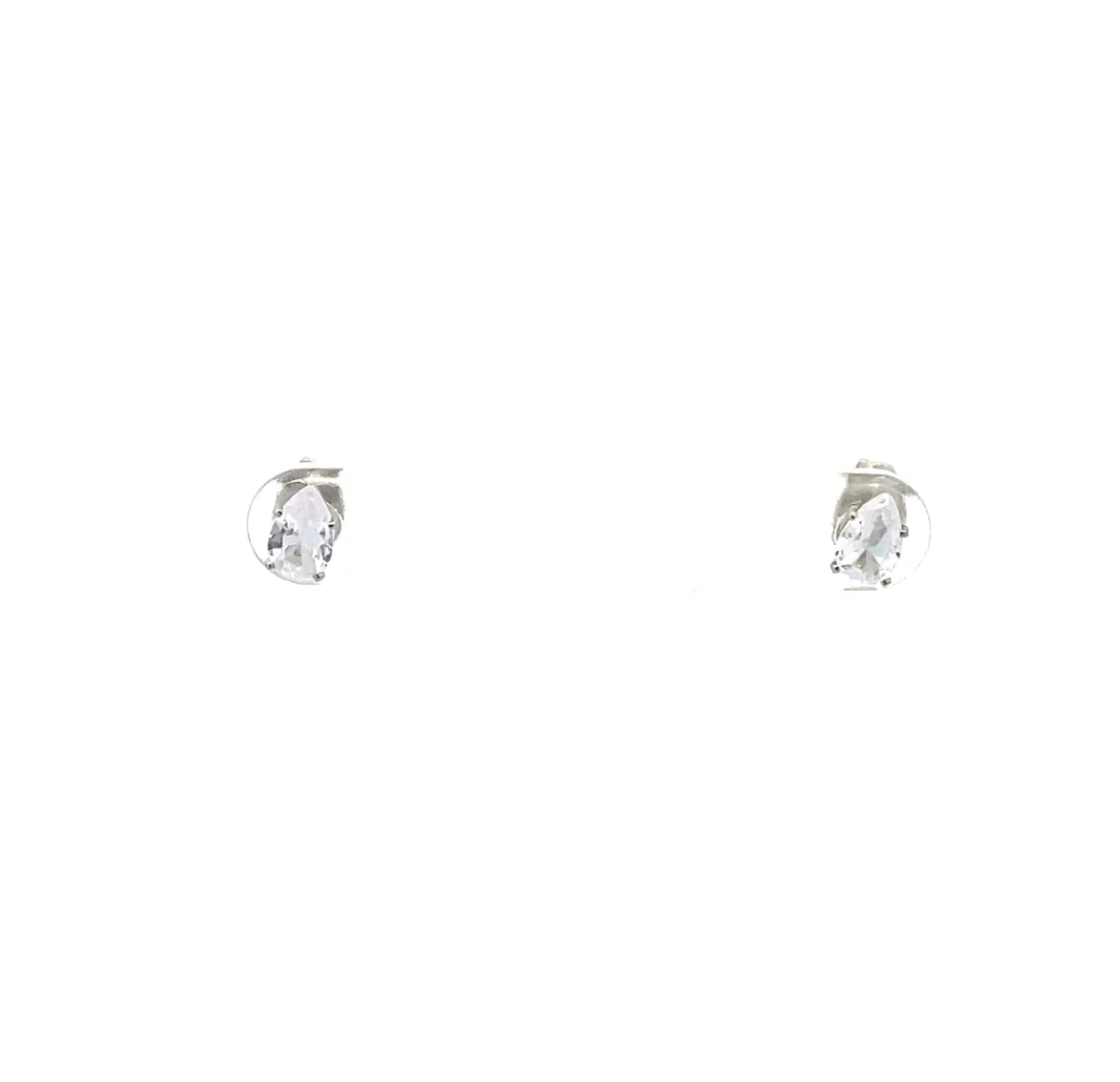 The One Jewelry Floor Cubic Zirconia Earrings - Pear - Image 4