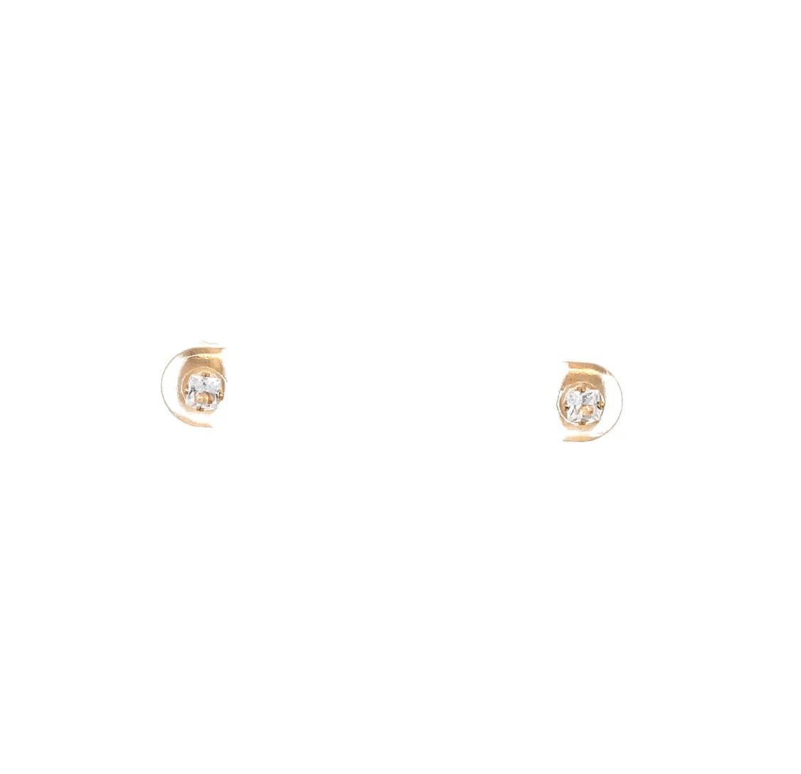The One Jewelry Floor Cubic Zirconia Earrings - Square