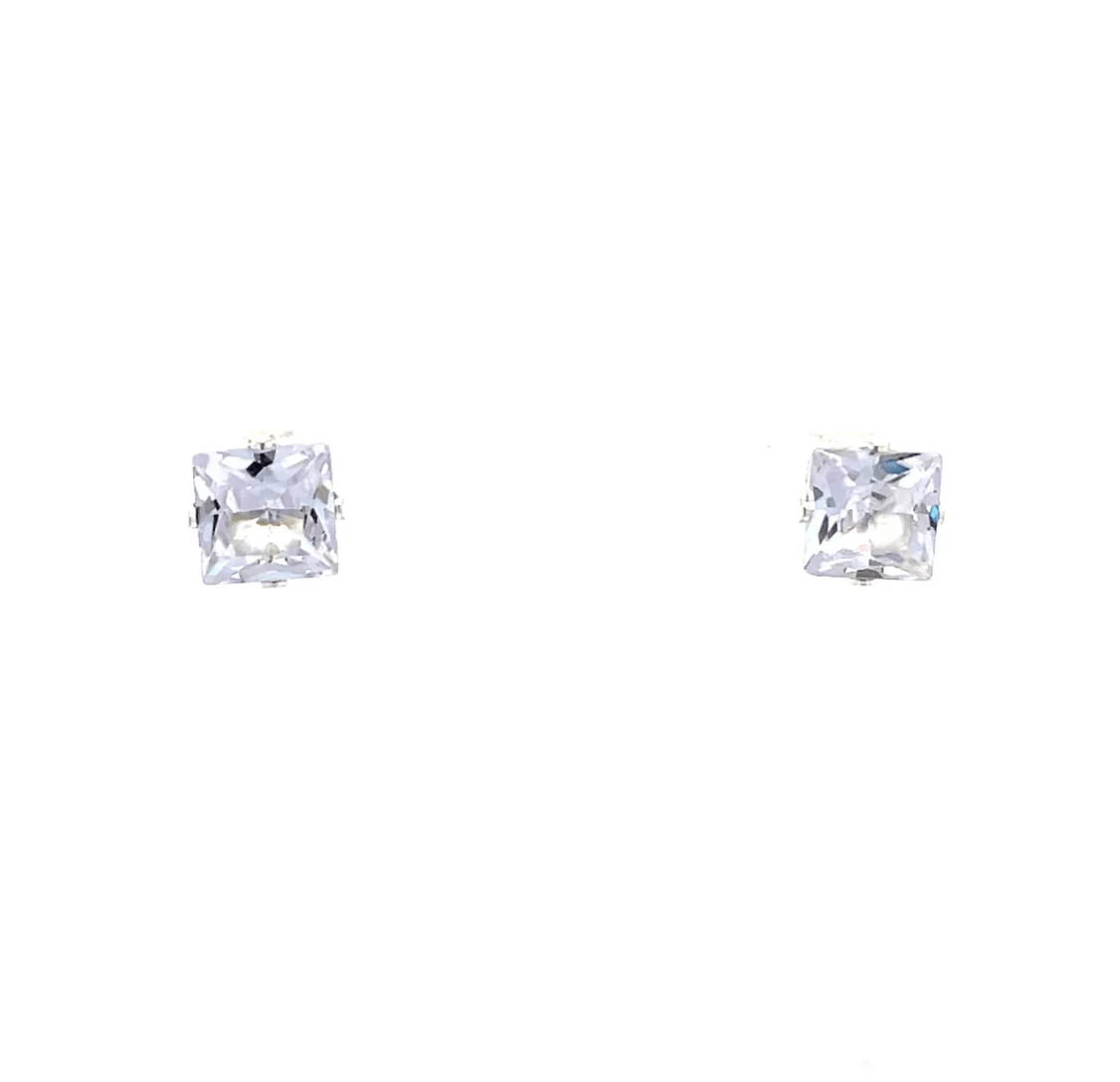 The One Jewelry Floor Cubic Zirconia Earrings - Square - Image 12