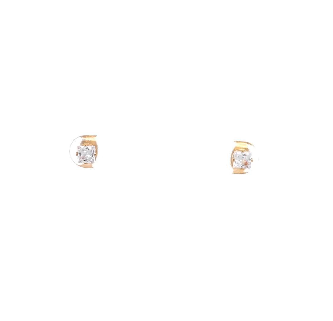 The One Jewelry Floor Cubic Zirconia Earrings - Square - Image 3