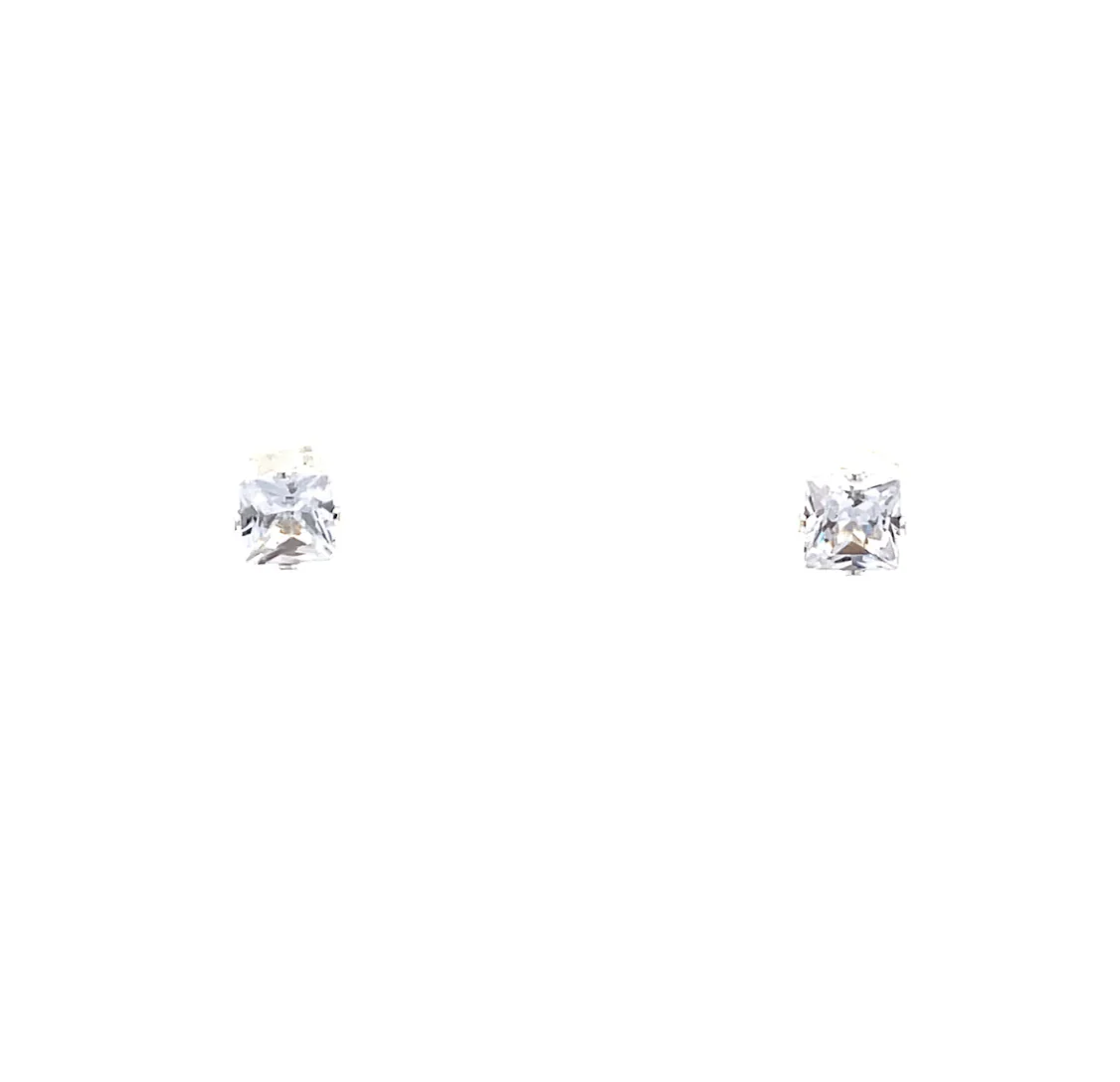 The One Jewelry Floor Cubic Zirconia Earrings - Square - Image 8