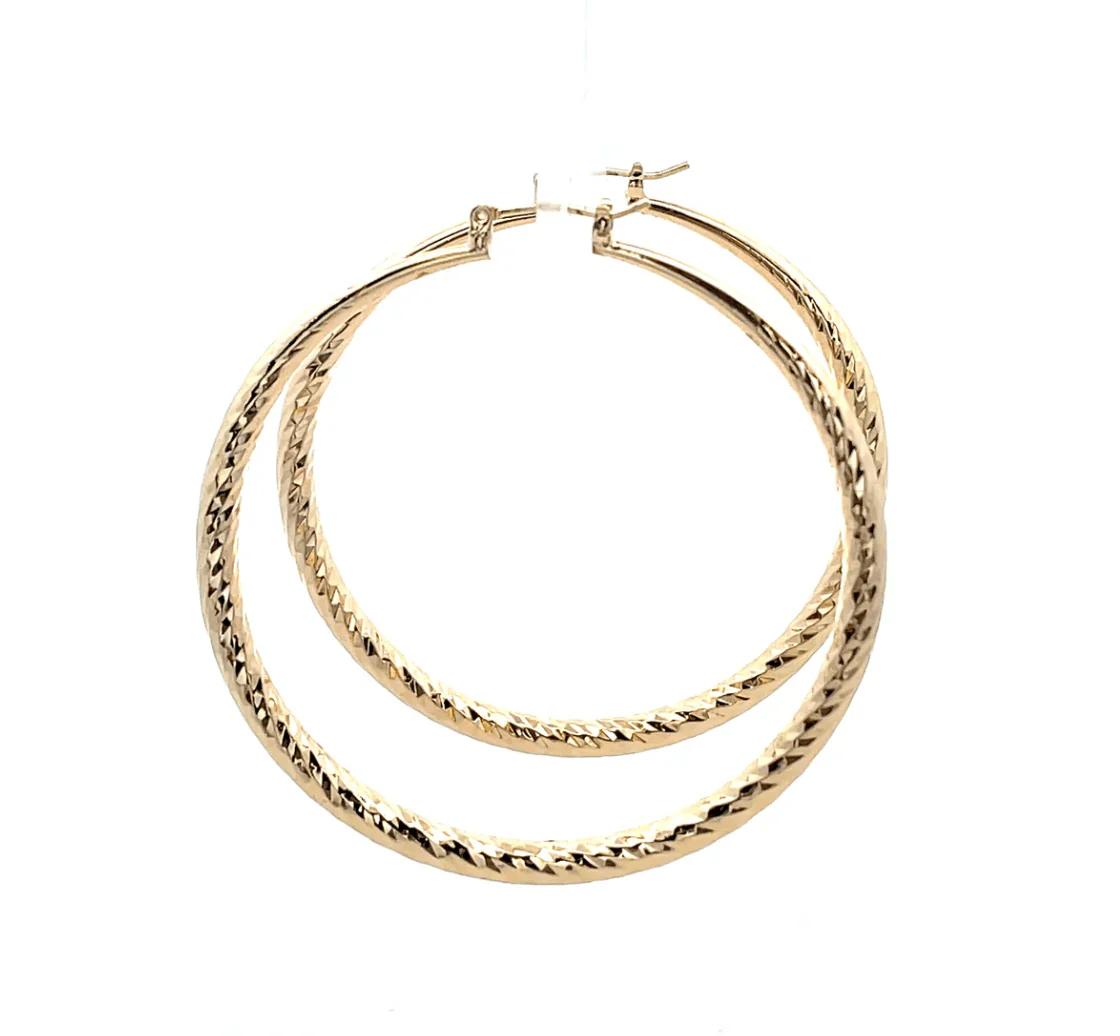 The One Jewelry Hollow Design Earring - Round - Image 4