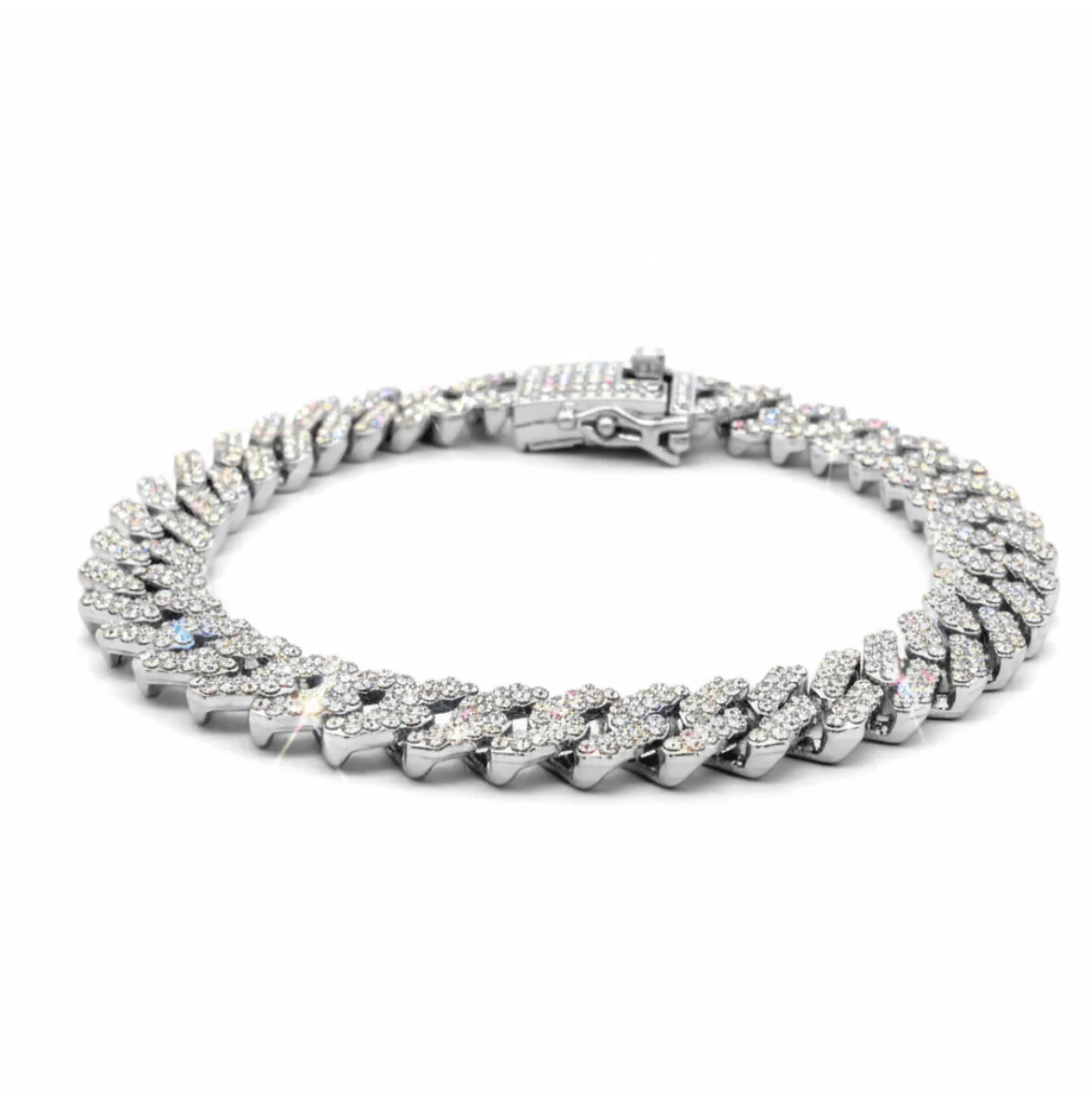 The One Jewelry Iced Out Diamond Bracelet - 8 Styles - Image 7