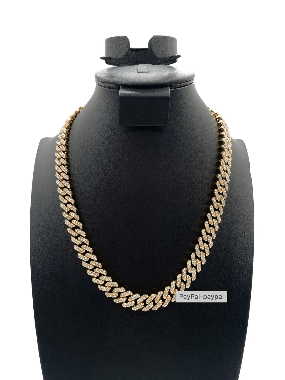The One Jewelry Iced Out Diamond Gold Necklace - 12 Styles - Image 11