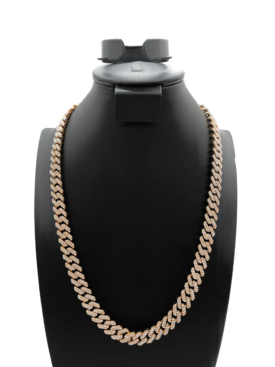 The One Jewelry Iced Out Diamond Gold Necklace - 12 Styles - Image 12