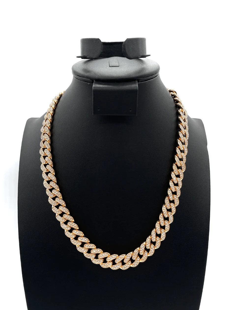 The One Jewelry Iced Out Diamond Gold Necklace - 12 Styles - Image 6