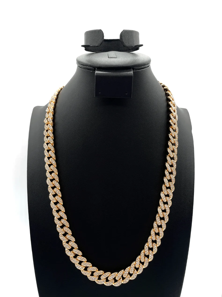 The One Jewelry Iced Out Diamond Gold Necklace - 12 Styles - Image 7