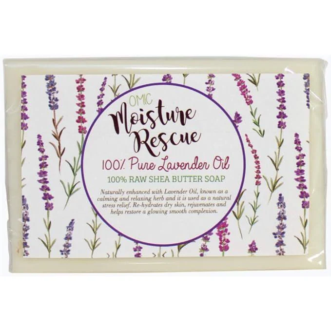 Omic Moisture Rescue Shea Butter Soap with Lavender Oil – 125g