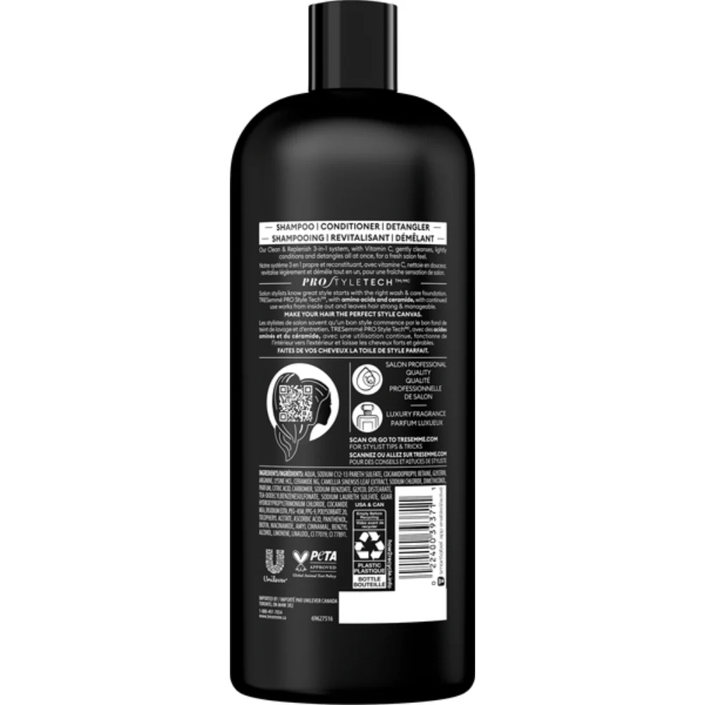TRESemmé Cleanse & Replenish 3-in-1 – 28oz - Image 3