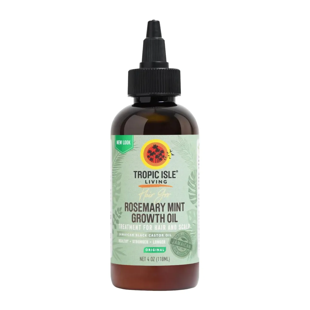 Tropic Isle Hair Gro Rosemary Mint Growth Oil – 4 oz - Image 2
