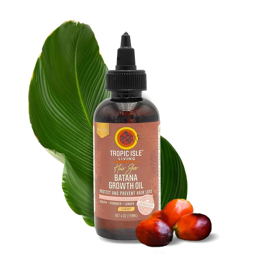 Tropical Isle Living Batana Growth Oil – 4 oz Original, Light