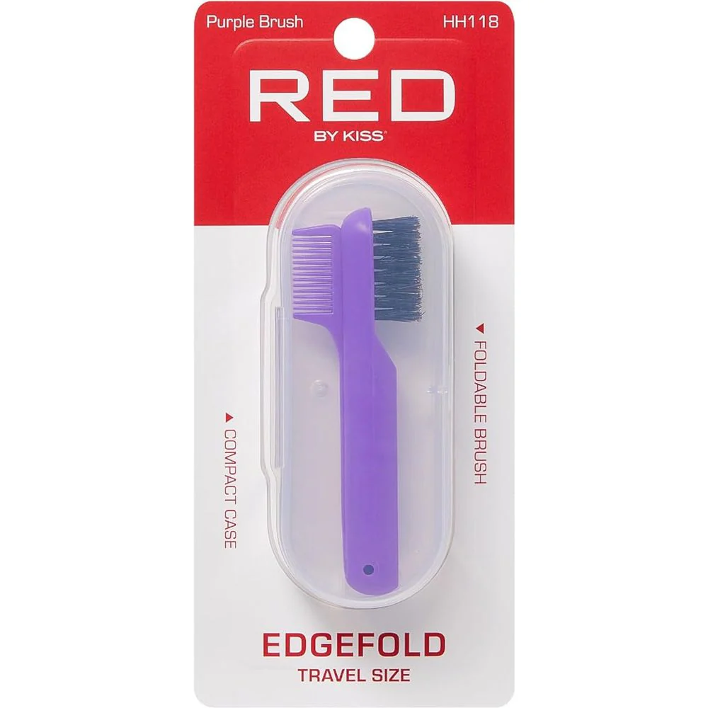 Red by Kiss Edge Fold Travel Size ā Folding Edge Brush - Image 5
