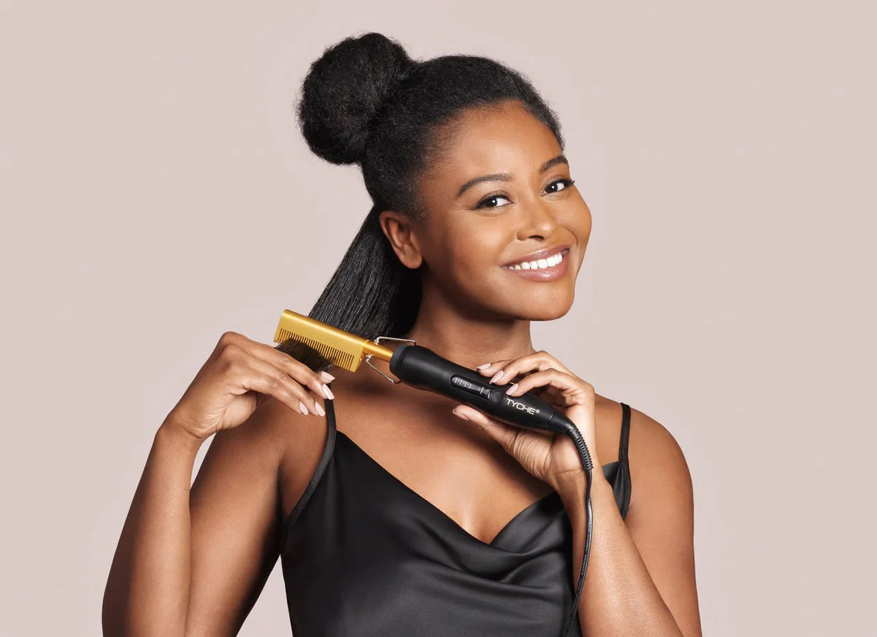 Tyche Gold Pressing Comb
