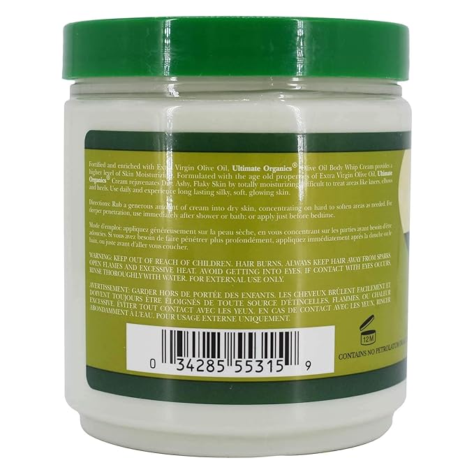Ultimate Olive Oil Body Whip Cream β 15 oz - Image 2