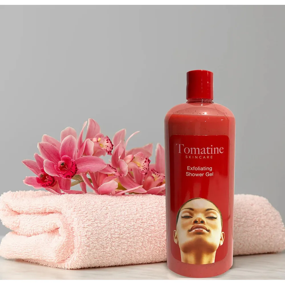 Tomatine Exfoliating Shower Gel – 1000ml - Image 3