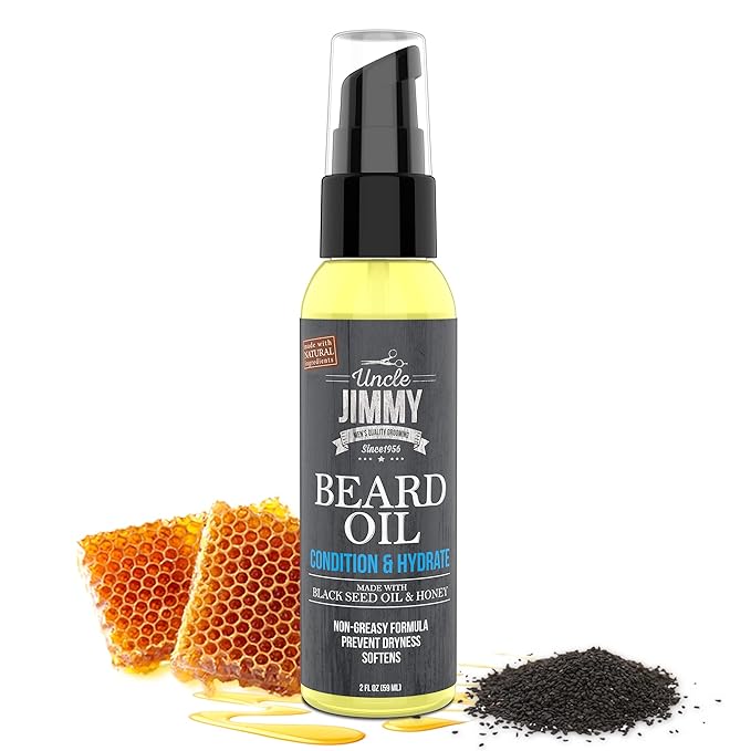 Uncle Jimmy Beard Oil & Growth Oil – 2oz - Image 2