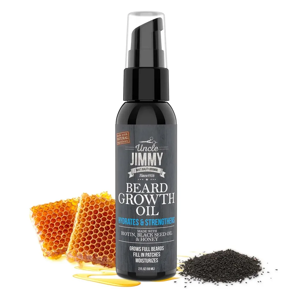 Uncle Jimmy Beard Oil & Growth Oil – 2oz - Image 4