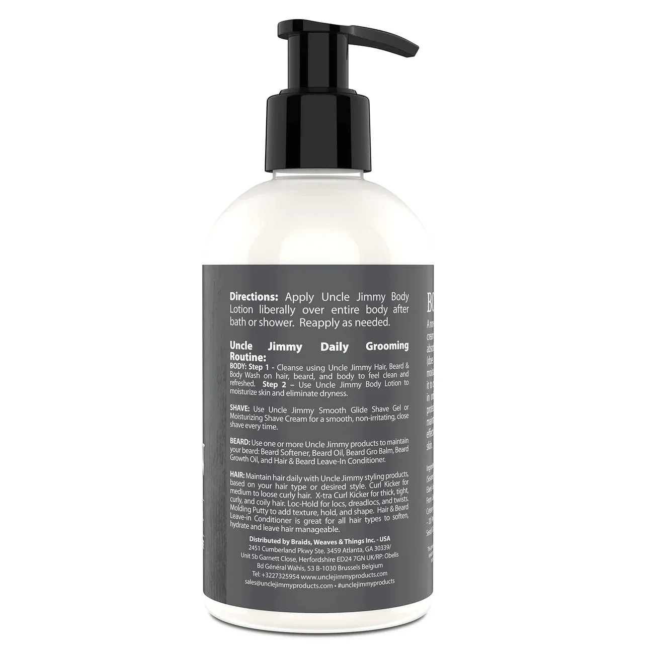 Uncle Jimmy Body Lotion – 8oz - Image 3
