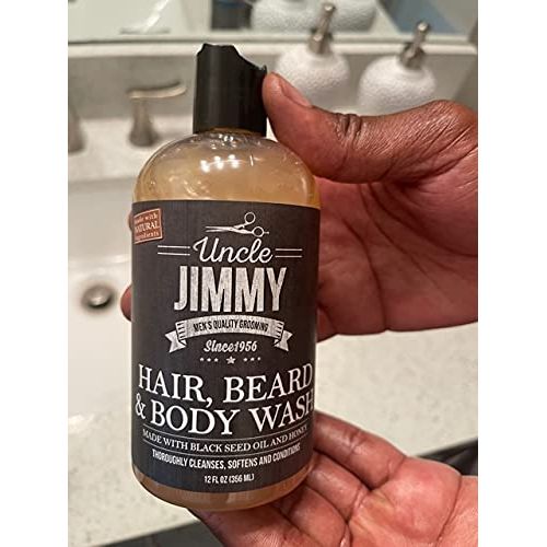 Uncle Jimmy Hair, Beard & Body Wash – 12 oz - Image 3