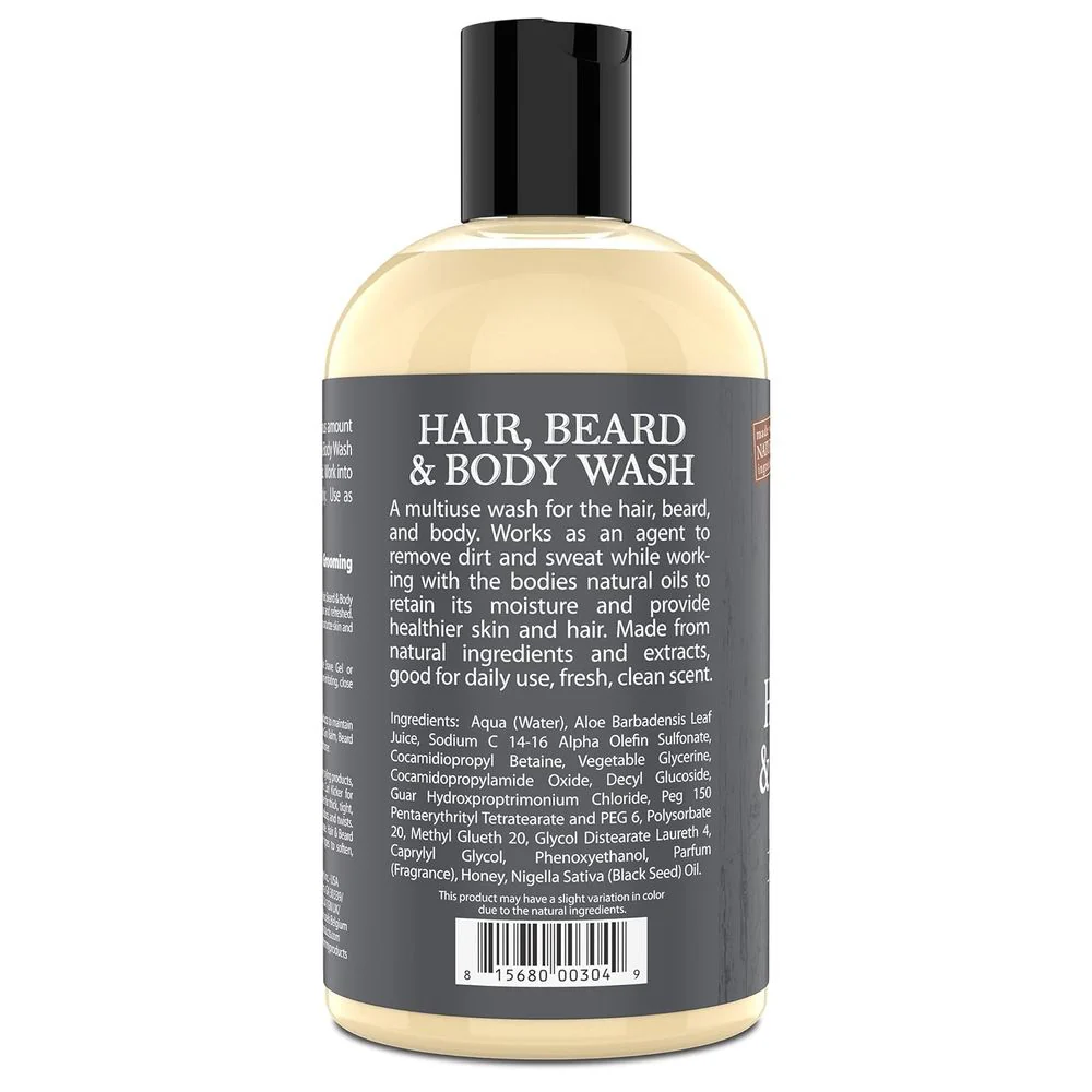Uncle Jimmy Hair, Beard & Body Wash – 12 oz - Image 4