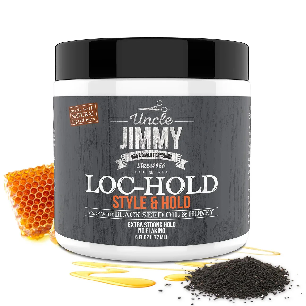 Uncle Jimmy Loc Hold Styling Pomade/Wax – 6oz - Image 2