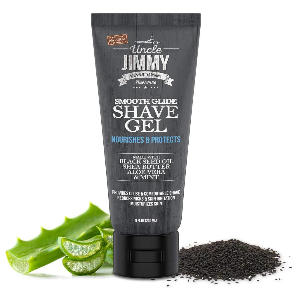 Uncle Jimmy Shave Gel – Bump-Free Shave 8 oz - Image 2