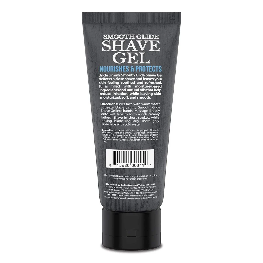 Uncle Jimmy Shave Gel – Bump-Free Shave 8 oz - Image 3