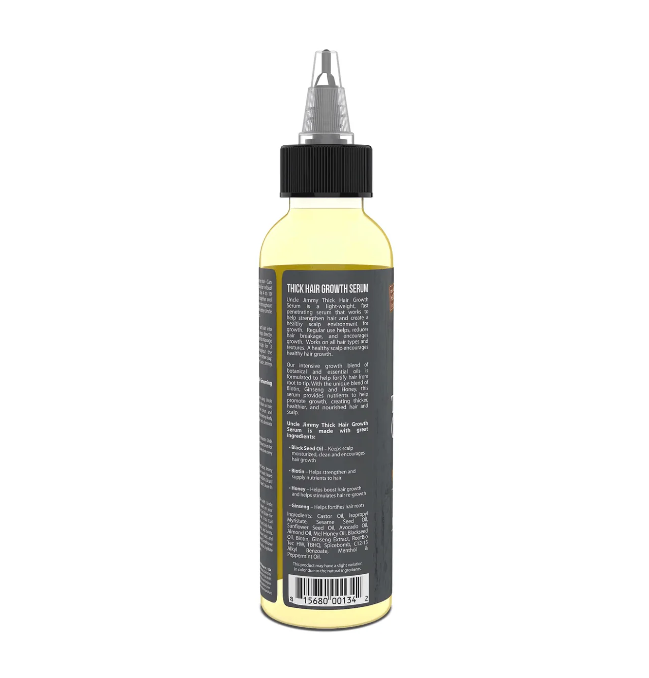 Uncle Jimmy Thick Hair Growth Serum – 4oz - Image 3