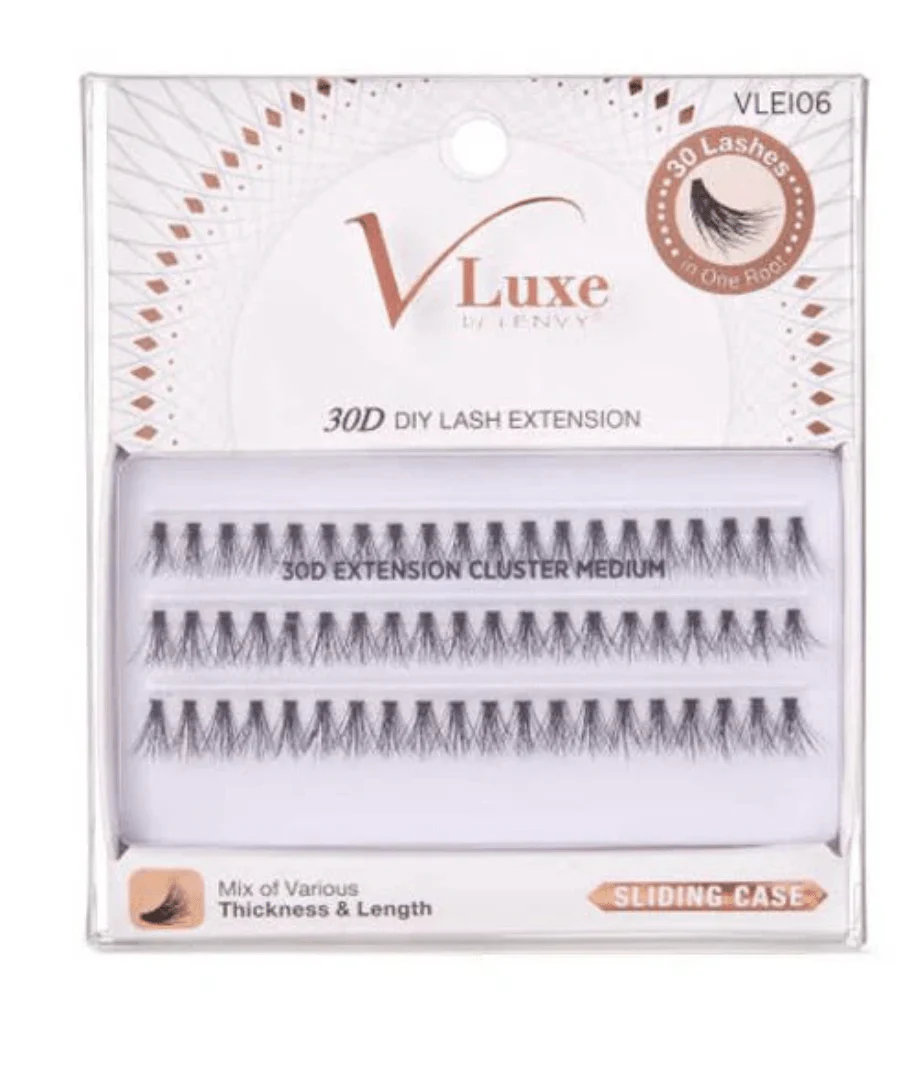 V-Luxe by i-ENVY 30D Extension Cluster Lashes β Styles 06 to 13