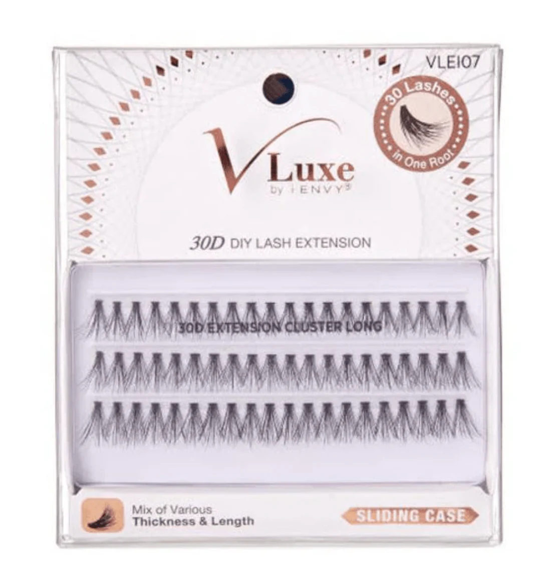 V-Luxe by i-ENVY 30D Extension Cluster Lashes β Styles 06 to 13 - Image 2