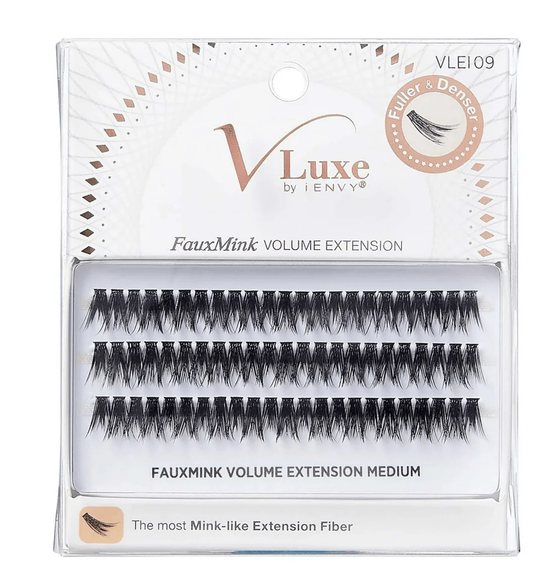 V-Luxe by i-ENVY 30D Extension Cluster Lashes β Styles 06 to 13 - Image 3