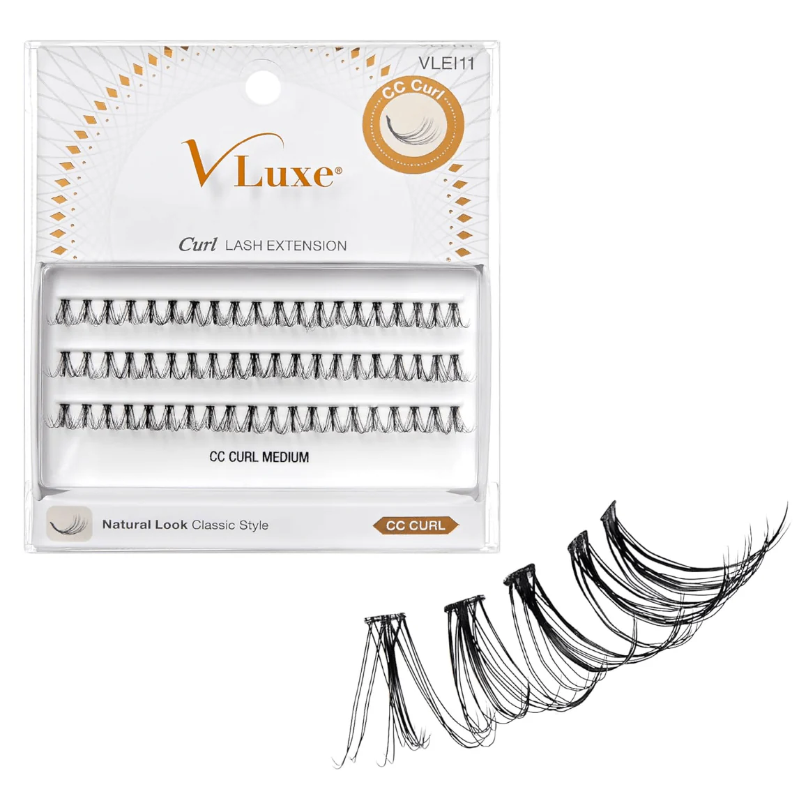 V-Luxe by i-ENVY 30D Extension Cluster Lashes β Styles 06 to 13 - Image 5