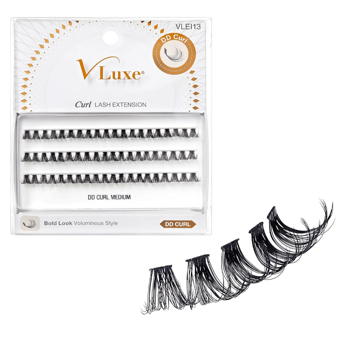 V-Luxe by i-ENVY 30D Extension Cluster Lashes β Styles 06 to 13 - Image 7