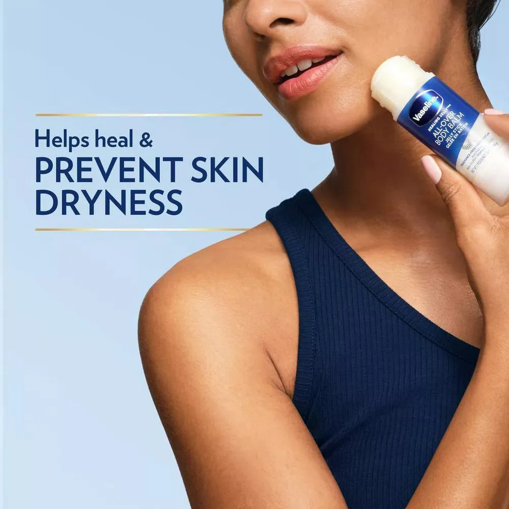 Vaseline All-Over Body Balm Stick Unscented – 1.4oz - Image 4