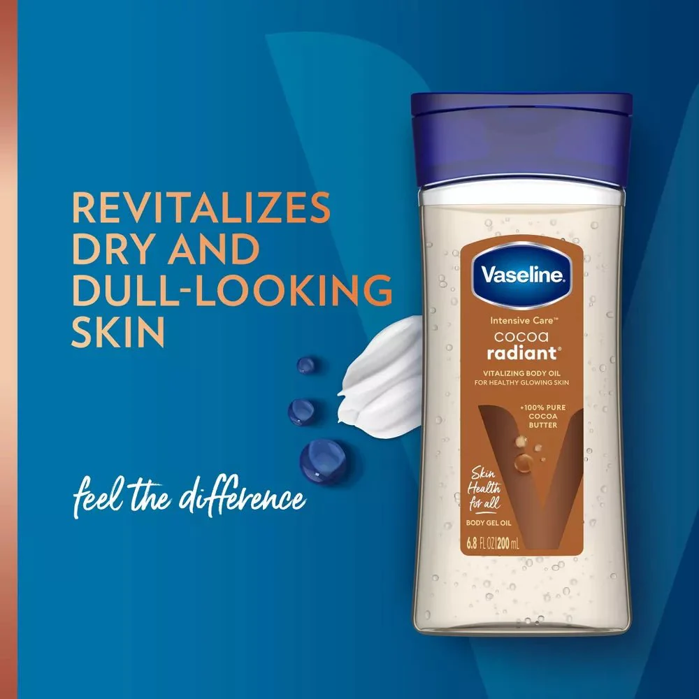 Vaseline Cocoa Radiant Body Gel Oil โ 6.8oz - Image 3