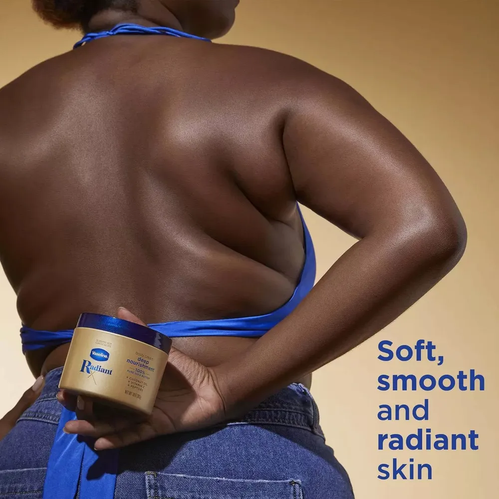 Vaseline Radiant X Deep Nourish Body Cream – 10 oz - Image 5
