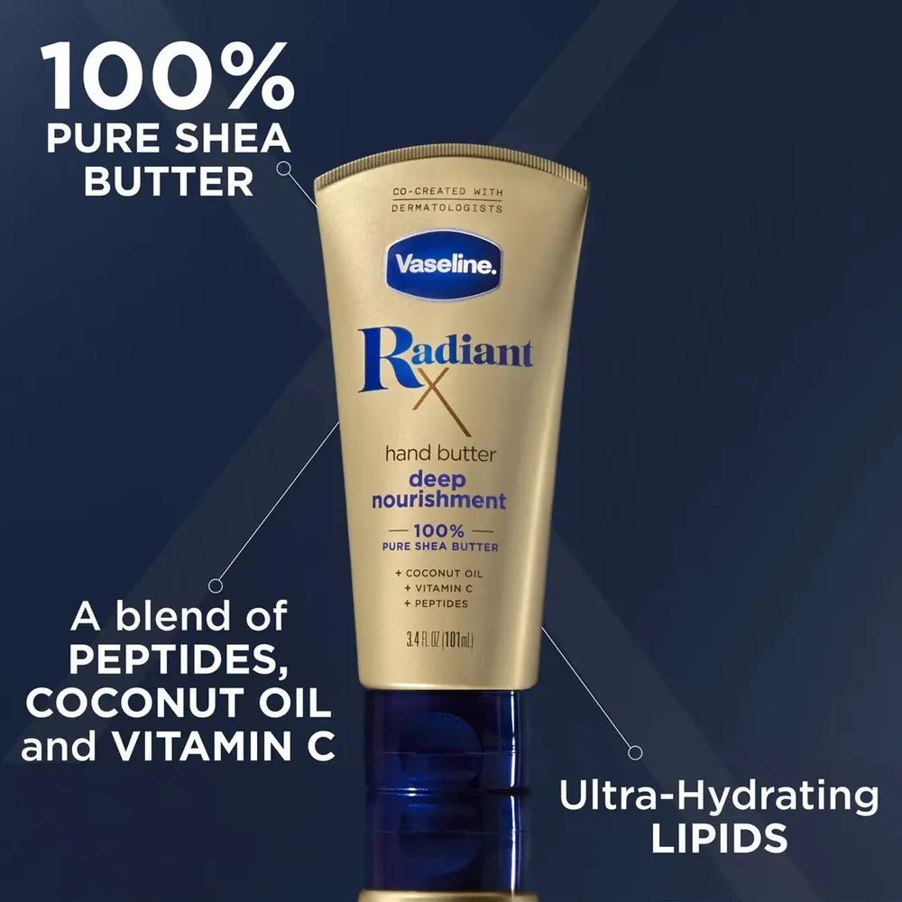 Vaseline Radiant X Deep Nourish Hand Butter - 3.4oz - Image 6
