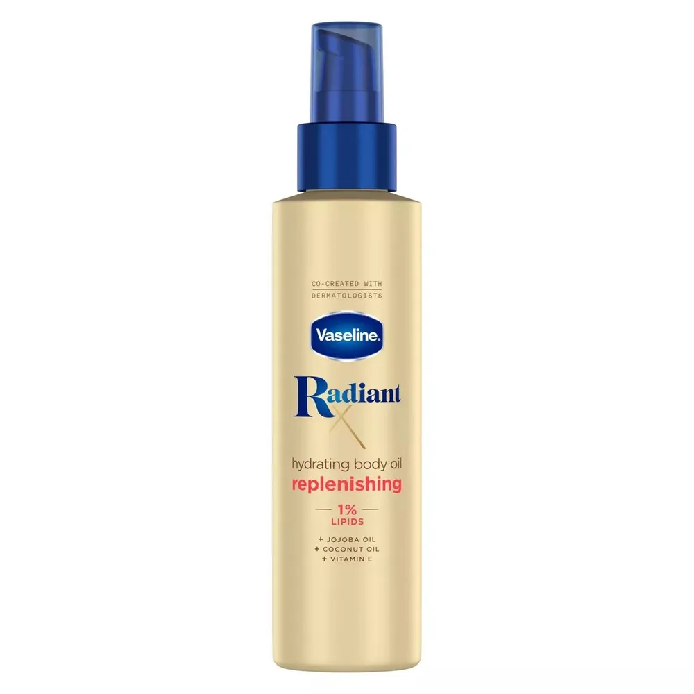 Vaseline Radiant X Hydrate & Replenish Body Oil โ 3.7 oz