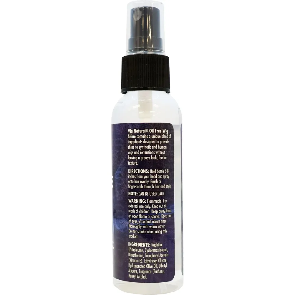 Via Natural Oil-Free Wig Shine Spray - Image 3