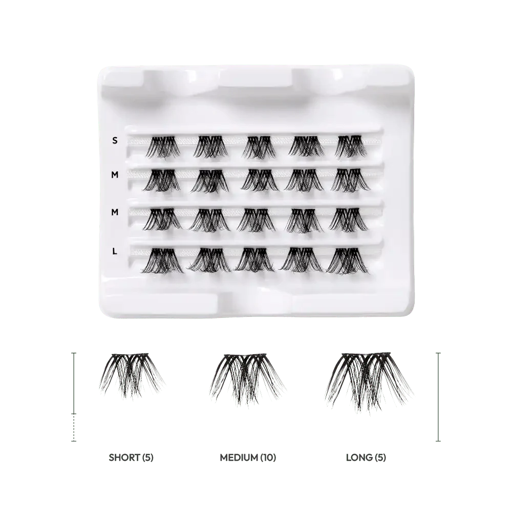 VLuxe by iEnvy Extended Faux Mink Cluster Lashes - Image 6