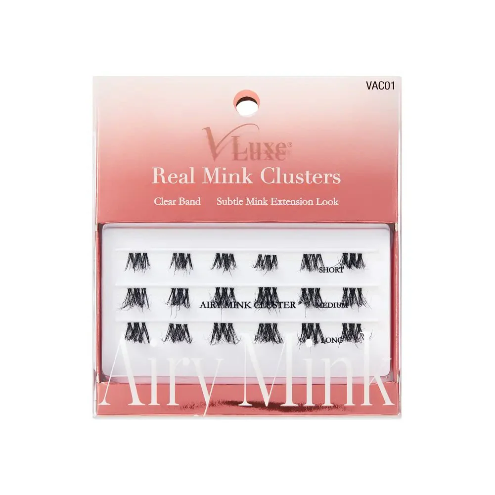 VLuxe & i-ENVY Real Mink Lash Clusters –Fluffy Extension - Image 3