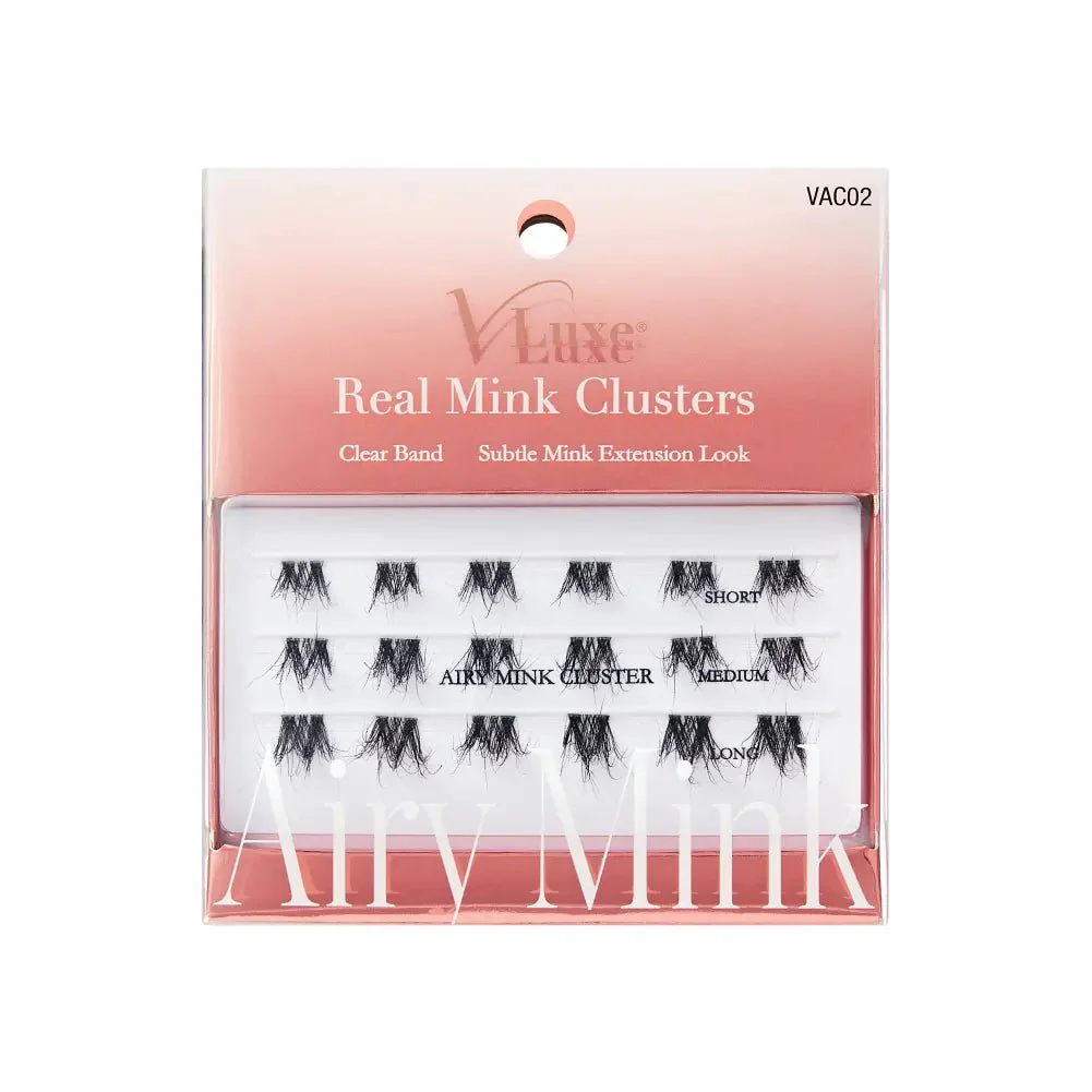 VLuxe & i-ENVY Real Mink Lash Clusters –Fluffy Extension - Image 5