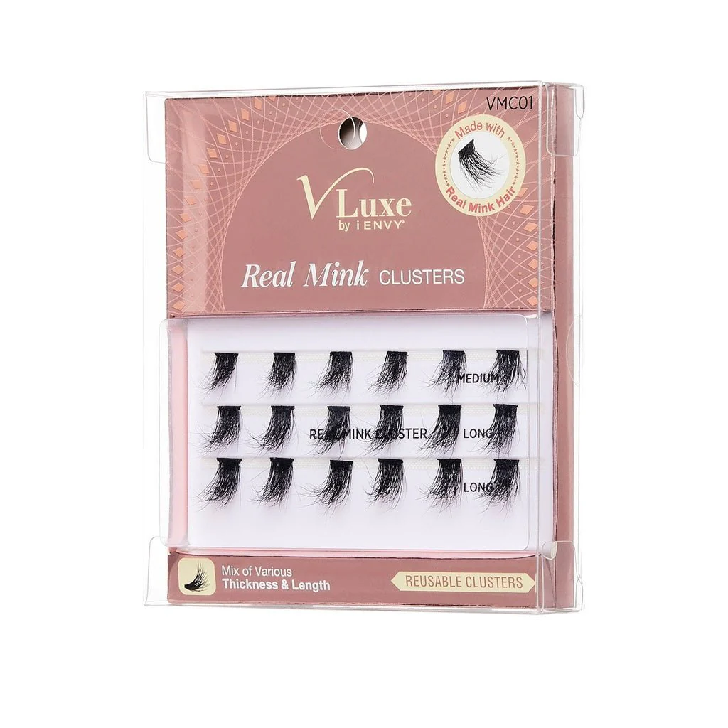 VLuxe & i-ENVY Real Mink Lash Clusters –Fluffy Extension - Image 9