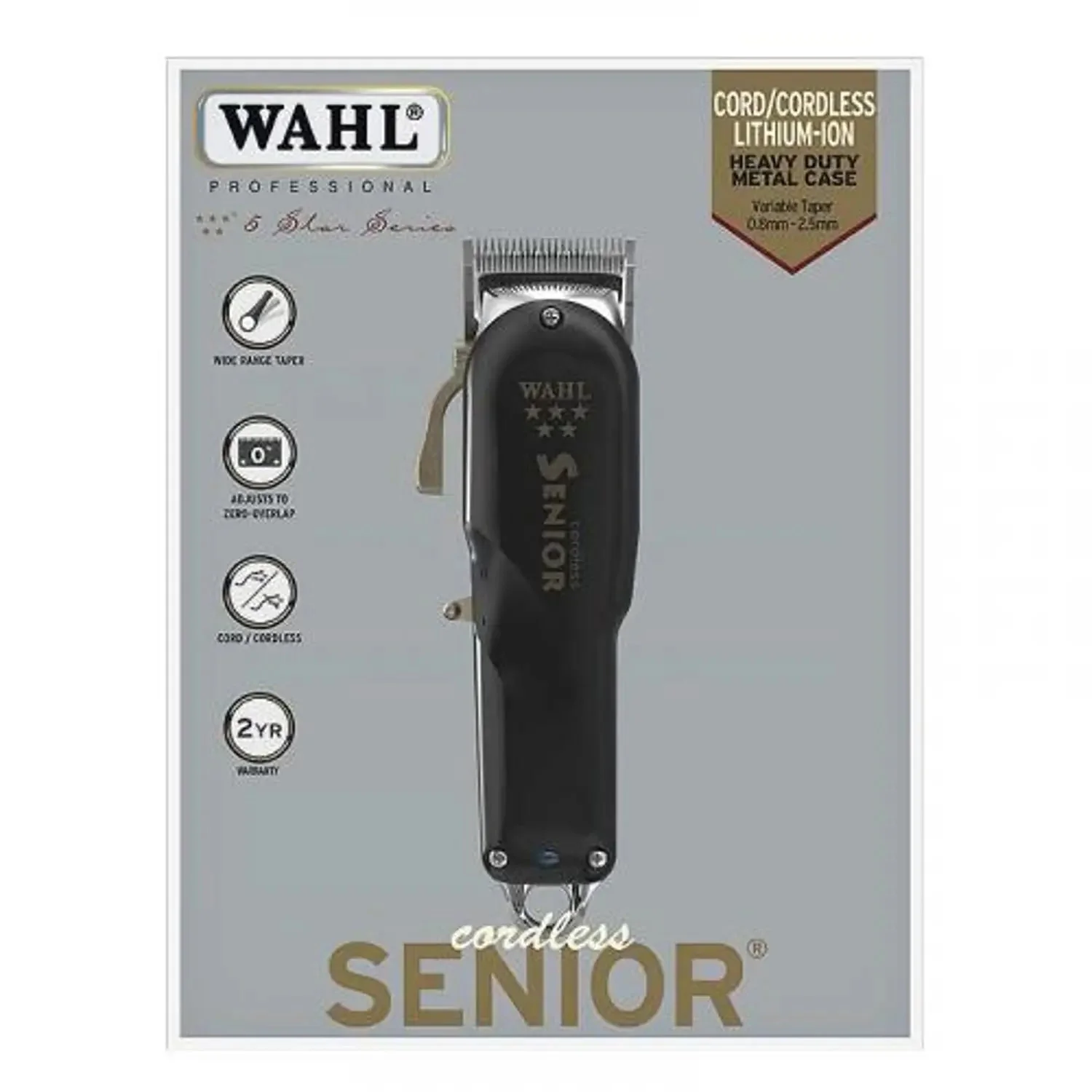 Wahl 5 Star Lithium-ion Cordless Senior Clipper β Black
