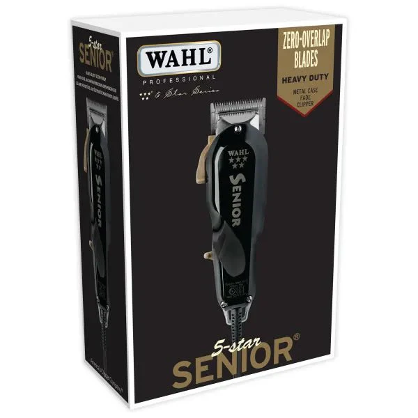 Wahl 5 Star Senior Metal case Fade Clipper β Black
