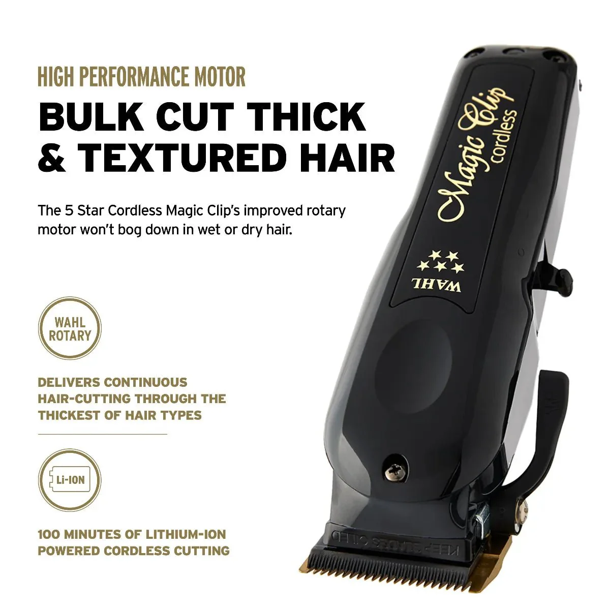 Wahl Professional Cordless Barber Combo™ – Magic Clip & Detailer Li - Image 4