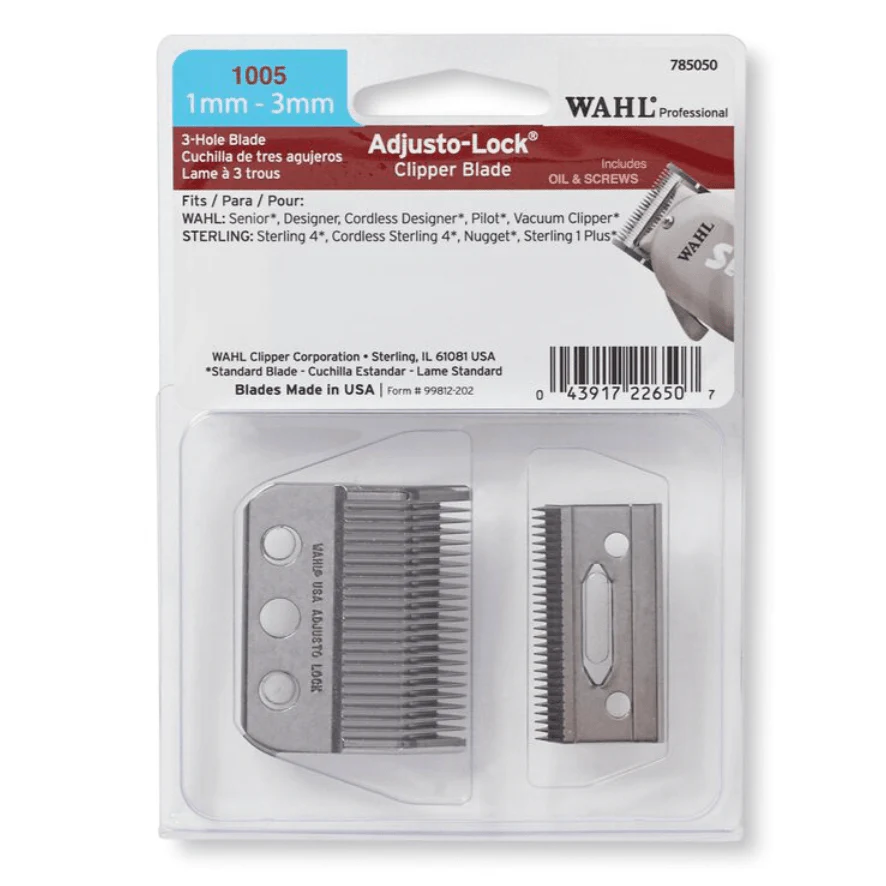 Wahl Trimmer Blade 2215 + Clipper Blade Set 785050 - Image 4